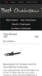 Mobile Screenshot of bestchainsawreview.com